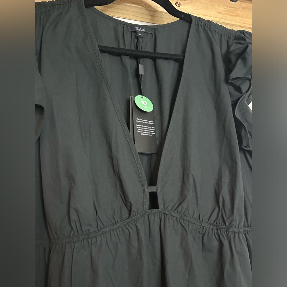 NWT RAILS TINA DRESS IN BLACK SIZE XL FROM THE ECO COLLECTION - Picture 4 of 9